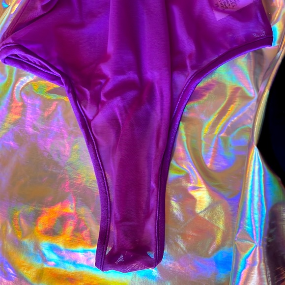 Rave ,Sheer, thong bodysuit - Picture 3 of 8